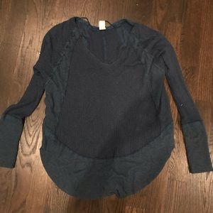 Free people midnight blue sweater